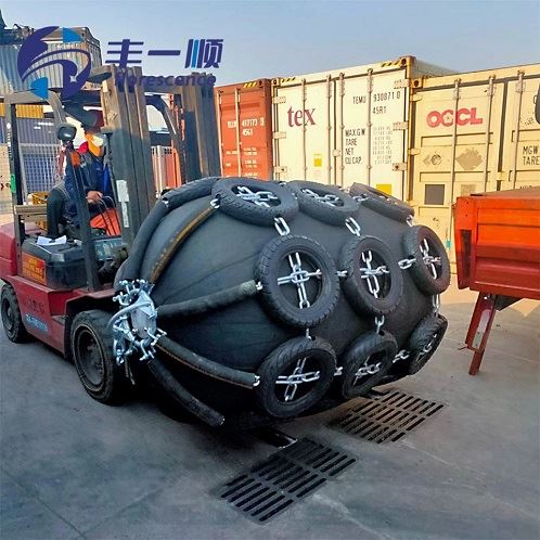 Reinforced Ribbed Pneumatic Roj Hmab Fender Rau Berthing